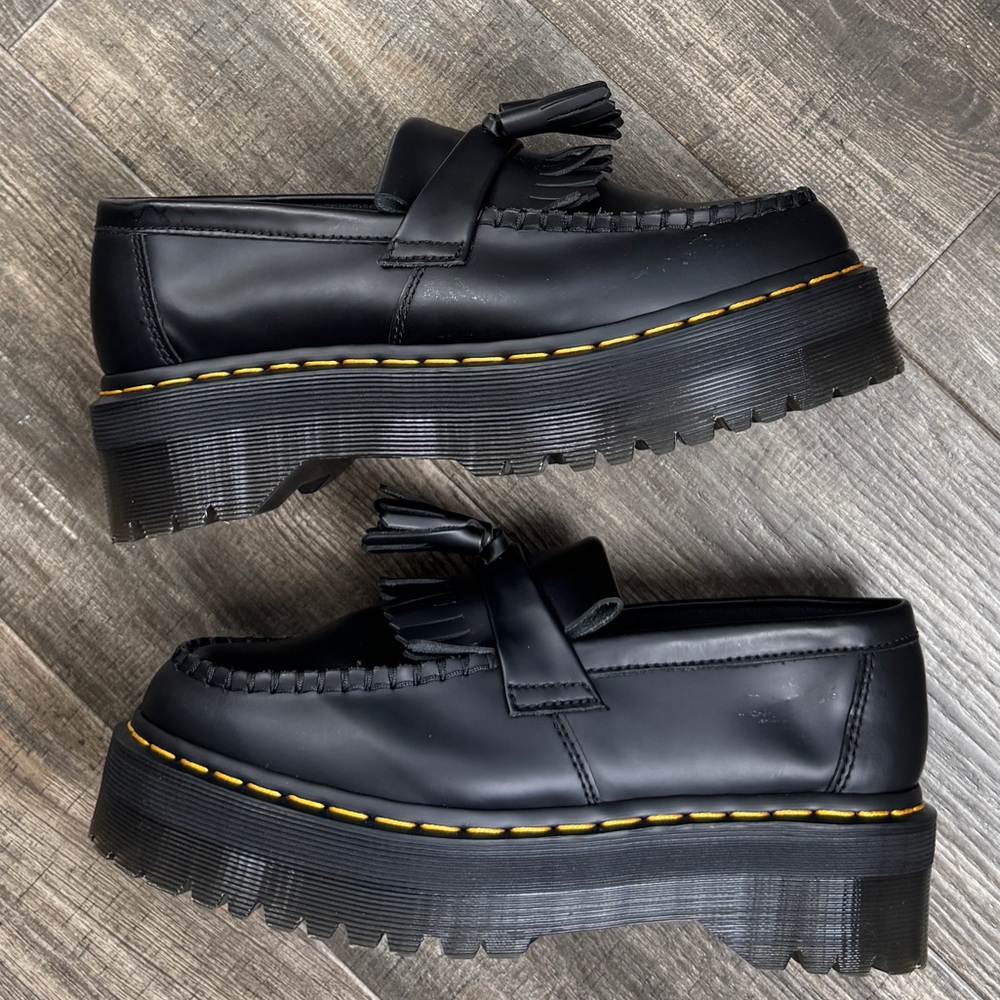 Dr. Martens Black Tassel Loafers